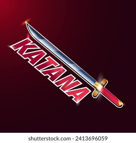 This is ilustration balde of katana 