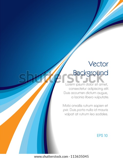 This Image Abstract Background Brochure Cover Stock Vector (Royalty ...