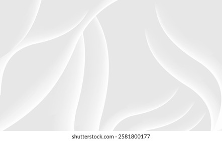 This image is an abstract background pattern that is simple but interesting. It features a variety of curves on a light gray background.