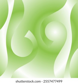 This image is background with green gardient motif, created dynamic artistic design, he makes calm and fresh like plants