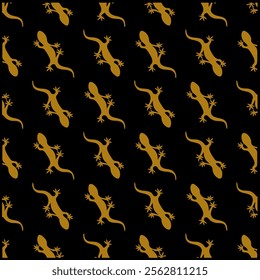 This image is background pattern with motif gecko animal ilustration design 