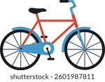 This image is a Bicycle Illustration