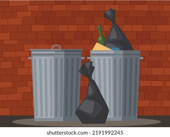 This image is for big dustbins with much rubbish to keep the environment clean. We can recycle the dust after keeping dust in dustbin. Garbage pollute the environment. We should use dustbin everyday.