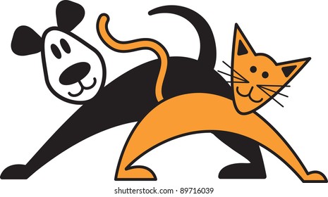 This image can be used to represent a veterinarian's office, animal hospital, animal shelter, or pet adoptions business.