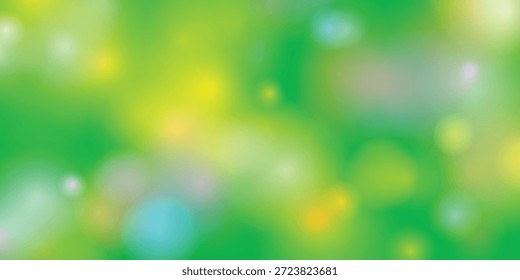 Esta Imagen captura un exuberante paisaje verde con un efecto vibrante y borroso. La escena está llena de varios tonos de verde, intercalados con toques de amarillo y azul, creando una sensación de profundidad y misterio. La naturaleza borrosa de la Imagen le da una calidad etérea, haciéndola parecer como si uno estuviera mirando a través de una bruma suave y verde.