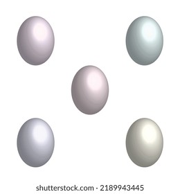 This image contains 5 colour 3D eggs. These eggs looking as a realistic 3D egg. These eggs can be used as Chicken, Duck, Lizard, Snake and Ostrich egg. These spawns are looking as real eggs.