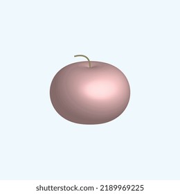 This image contains a red colour 3D realistic apple. It can be used as 3D apple model. This apple is with a drop which makes it fully realistic apple. You can use this vector file in your design.