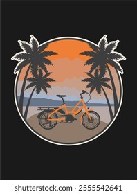 This image conveys a sense of freedom, adventure and relaxation, ideal for depicting a relaxing beach vacation or a healthy lifestyle.