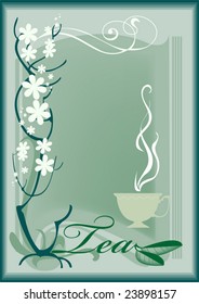 This is the image of a cup of tea on the menu