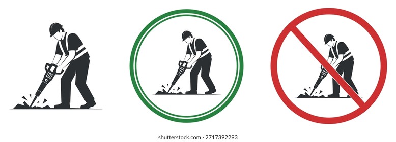 Esta Imagen muestra una instrucción visual clara con respecto a la jardinería que muestra las acciones permitidas con un círculo verde y las acciones prohibidas con una cruz roja