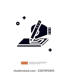 This image depicts a hand holding a pen, writing on a notebook, symbolizing creativity, note-taking, or documentation.