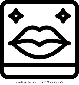 This image depicts a minimalist vector file icon. The icon is a simple, clean design typically used to represent vector graphics files. The design is basic, featuring a square with rounded corners and a small arrow pointing to the right, indicating the direction of the file. This icon is commonly used in digital design and file management applications.