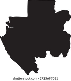 Esta Imagen representa la silueta del estado de Texas. La forma está delineada en negro sobre un fondo blanco, mostrando claramente los distintos límites y la forma del estado.