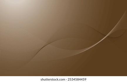 This image displays an elegant brown gradient with delicate, flowing lines that create a sense of movement and sophistication.