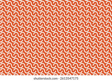 This image displays a seamless wave-like geometric pattern with interlocking curved lines, creating a rhythmic and modern visual effect perfect for textiles, backgrounds, or digital design.