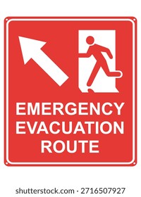 Esta Imagen Seguir es un letrero de la ruta de evacuación de emergencia que indica la dirección hacia la salida segura de un edificio durante una emergencia, como un incendio o un terremoto. La figura que corre, el ícono de la puerta y la flecha claramente guían a las personas hacia el camino de evacuación para un escape rápido y seguro.
El diseño es imprimible y adecuado para pegatinas, así como para letreros de acrílico, lo que lo hace ideal para su uso en oficinas, edificios públicos, fábricas y otras instalaciones que requieren una señalización de seguridad clara.