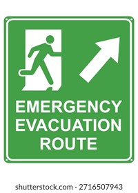 Esta Imagen Seguir es un letrero de la ruta de evacuación de emergencia que indica la dirección hacia la salida segura de un edificio durante una emergencia, como un incendio o un terremoto. La figura que corre, el ícono de la puerta y la flecha claramente guían a las personas hacia el camino de evacuación para un escape rápido y seguro.
El diseño es imprimible y adecuado para pegatinas, así como para letreros de acrílico, lo que lo hace ideal para su uso en oficinas, edificios públicos, fábricas y otras instalaciones que requieren una señalización de seguridad clara.
