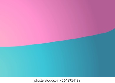 This image features an abstract design composed of two distinct color regions.