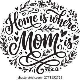 This image features a beautifully designed script word 