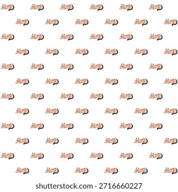 Esta Imagen presenta un patrón encantador y repetitivo de gatitos rosados. Cada gatito está ilustrado en un estilo similar, creando un diseño armonioso y visualmente agradable. Los gatitos están espaciados uniformemente, formando una estructura en forma de rejilla que llena toda la Imagen. El color rosa suave le da al patrón una estética suave y calmante, lo que lo hace adecuado para varios propósitos decorativos.