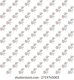 Esta imagem apresenta uma coleção de ovos dourados dispostos em um padrão de grade. Cada ovo tem uma forma uniforme e uma aparência brilhante e metálica de ouro. O fundo é branco puro, que contrasta com a cor vibrante dos ovos, fazendo com que eles se destacam proeminentemente. Os ovos são uniformemente espaçados, criando uma sensação de ordem e simetria.