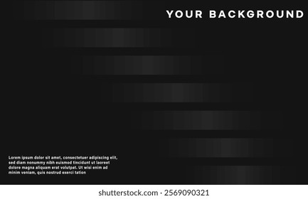 This image features a dark background with a series of horizontal gradient bars that transition from black to a lighter shade of gray.