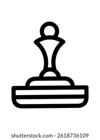 This image features a diverse set of business and office-themed icons, designed in a minimalist, black-and-white style. The icons represent various elements related to professional life