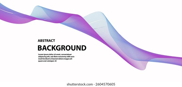 This image features a dynamic, flowing wave design, smooth purple and pink waves blend seamlessly, suggesting movement and energy. Perfect for backgrounds, web design, presentations, or any project
