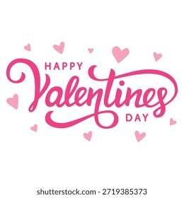 Esta Imagen presenta un saludo festivo para el Día de San Valentín, celebrado el 14 de febrero. El diseño incluye el texto 'Feliz Día de San Valentín' con un símbolo de corazón rojo y un Anuncio debajo que indica '14 de febrero'. La estética general es alegre y romántica, adecuada para compartir en esta ocasión especial.