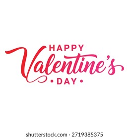 Esta Imagen presenta un saludo festivo para el Día de San Valentín, celebrado el 14 de febrero. El diseño incluye el texto 'Feliz Día de San Valentín' con un símbolo de corazón rojo y un Anuncio debajo que indica '14 de febrero'. La estética general es alegre y romántica, adecuada para compartir en esta ocasión especial.