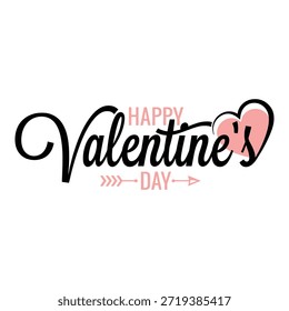 Esta Imagen presenta un saludo festivo para el Día de San Valentín, celebrado el 14 de febrero. El diseño incluye el texto 'Feliz Día de San Valentín' con un símbolo de corazón rojo y un Anuncio debajo que indica '14 de febrero'. La estética general es alegre y romántica, adecuada para compartir en esta ocasión especial.