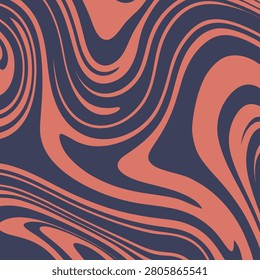 This image features a mesmerizing abstract design with swirling patterns in orange and dark blue hues, creating a modern artistic background with creative textures and visual interest, ideal for design projects and digital media