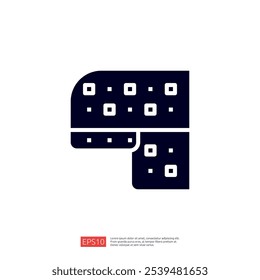This image features a minimalist design of a sofa or couch, illustrated with a simple, modern style, suitable for graphic resources and interior design concepts.