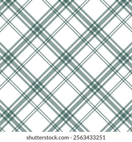 This image features a minimalist plaid pattern with intersecting lines in shades of light lavender and white. The design creates a grid-like appearance with soft, pastel tones