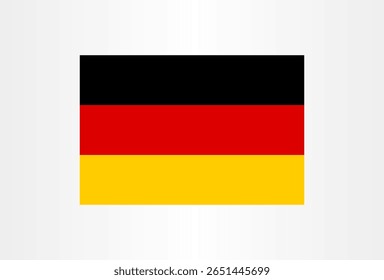 This image features the national flag of Germany. The flag symbolizes German unity, freedom, and democracy, representing the country's rich history and cultural heritage.