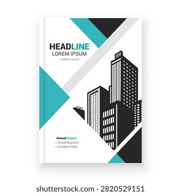 This image features a professional and modern annual report or company brochure cover design. It utilizes a clean, minimalist style with a striking teal and charcoal color palette. A powerful diagonal geometric pattern with clean lines creates a dynamic visual, while a bold silhouette of a city skyline at the bottom adds a corporate and business-like feel. The layout is designed to be clear and impactful, suitable for presenting company performance, data, and strategy. It is a versatile template that can be customized for various industries, emphasizing a forward-looking and innovative approach. The overall aesthetic is polished and trustworthy, making it ideal for investor relations, client presentations, and corporate communications.

#AnnualReportCover #CorporateBrochure #BusinessDesign #TealAndCharcoal #ProfessionalTemplate #ModernLayout #CityscapeDesign #CorporateIdentity #FinancialReport #CompanyProfile #BusinessStrategy #CreativeDesign #ReportCover #CleanAesthetic #CorporateVisuals #MarketAnalysis #DataPresentation #PerformanceReport #BusinessCommunication #CompanyVision #StrategicPlanning #BrochureTemplate #CompanyPresentation #BusinessDocumentation #AnnualReview