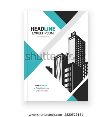 This image features a professional and modern annual report or company brochure cover design. It utilizes a clean, minimalist style with a striking teal and charcoal color palette. A powerful diagonal geometric pattern with clean lines creates a dynamic visual, while a bold silhouette of a city skyline at the bottom adds a corporate and business-like feel. The layout is designed to be clear and impactful, suitable for presenting company performance, data, and strategy. It is a versatile template that can be customized for various industries, emphasizing a forward-looking and innovative approach. The overall aesthetic is polished and trustworthy, making it ideal for investor relations, client presentations, and corporate communications.

#AnnualReportCover #CorporateBrochure #BusinessDesign #TealAndCharcoal #ProfessionalTemplate #ModernLayout #CityscapeDesign #CorporateIdentity #FinancialReport #CompanyProfile #BusinessStrategy #CreativeDesign #ReportCover #CleanAesthetic #CorporateVisuals #MarketAnalysis #DataPresentation #PerformanceReport #BusinessCommunication #CompanyVision #StrategicPlanning #BrochureTemplate #CompanyPresentation #BusinessDocumentation #AnnualReview