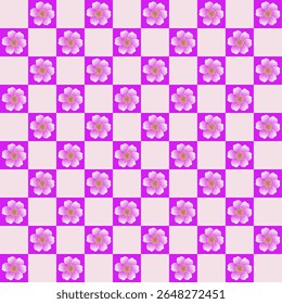 Esta Imagen presenta un fondo de patrón floral repetitivo. El patrón consta de espaciado uniforme