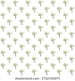 This image features a repeating pattern of gray vases, each holding a bouquet of yellow flowers with green leaves. The vases are uniformly spaced, creating a harmonious and balanced design. The flowers are depicted in a stylized manner, adding a touch of elegance to the overall aesthetic. The background is a light, neutral color that allows the vibrant yellow flowers to stand out prominently.