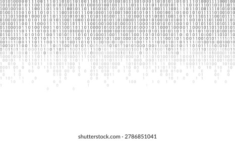This image features a repeating pattern of binary code consisting of ones and zeros in a digital style. The code