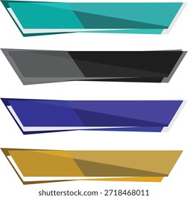 Dieses Bild zeigt eine Reihe von bunten abstrakten Formen auf weißem Hintergrund. Die Formen sind geometrisch und modern, mit klaren Linien und Kurven. Die verwendeten Farben sind lebhaft und kräftig, darunter Teal, Blau, Gelb, Grau und Schwarz. Der Gesamteffekt ist dynamisch und energetisch, mit einem Sinn für Bewegung und Fluss. Das Bild eignet sich perfekt für die Verwendung in Grafikdesign, Illustration oder als kreatives Element in einem digitalen Projekt.