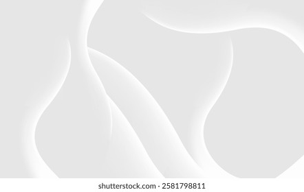 This image features a simple and modern background, using a light gray tone as the base and curved lines that look like waves or ripples that create dimension and depth to the image.