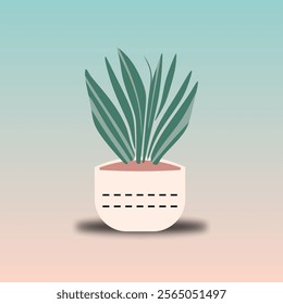 This image features six illustrated potted plants, mostly resembling cacti and succulents, displayed in a grid layout.