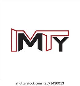This image features a sleek "MTY" logo with a bold, modern design and a spotlight effect. The tagline "MOVE TO YOUR GOOLS" appears below, though "GOOLS" may be a typo for "GOALS." The red and black co
