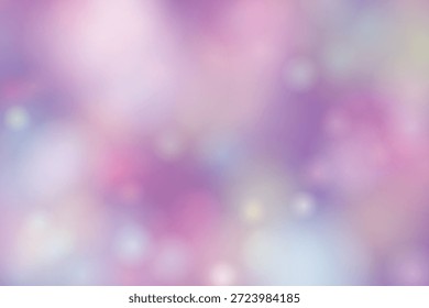 Esta Imagen presenta un efecto bokeh suave de color pastel con luces borrosas dispersas en un fondo degradado. Los colores pasan suavemente del rosa al azul, creando una atmósfera de ensueño y tranquilidad. Las luces bokeh aparecen como Formas suaves y circulares, añadiendo una sensación de profundidad y capricho a la composición.