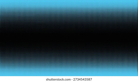 This image features a striking black and cyan gradient background with a pixelated texture, transitioning smoothly from cyan at the top to black in the middle and white at the bottom, creating a visua