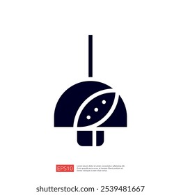 This image features a stylized bell icon, possibly representing a notification or alert, with a minimalist design and a leaf element, suggesting a connection to nature or eco-friendliness.