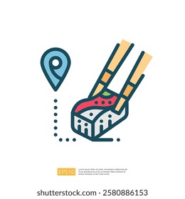 This image features a stylized illustration of a shovel digging into the ground, with a location pin symbolizing a specific site or area.