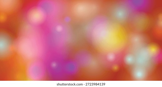 Esta Imagen presenta un efecto bokeh vibrante y abstracto con un desenfoque de varios colores, incluidos el rosa, el púrpura, el naranja y el amarillo. El enfoque suave crea una atmósfera de ensueño y artística, evocando una sensación de calidez y creatividad. Las luces bokeh están dispersas por toda la Imagen, añadiendo profundidad y dimensión a la composición.