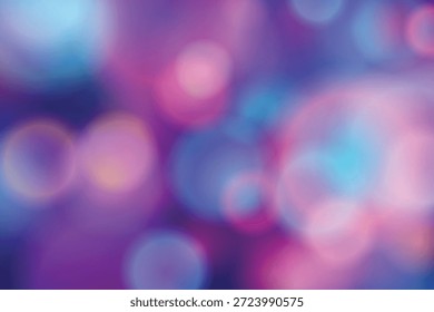 Dieses Bild zeigt einen lebendigen und abstrakten Hintergrund, der aus zahlreichen bunten Bokeh-Lichtern besteht. Der Bokeh-Effekt erzeugt ein weiches, unscharfes Erscheinungsbild mit hellen Flecken in verschiedenen Rosa-, Blau- und Lilatönen. Die allgemeine Stimmung ist skurril und verträumt, sodass sie sich für künstlerische oder kreative Projekte eignet.
